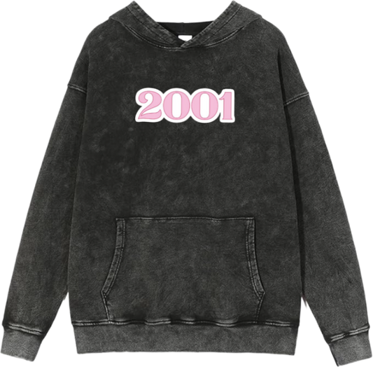 age Oversize  Hoodie Washed gray 2001