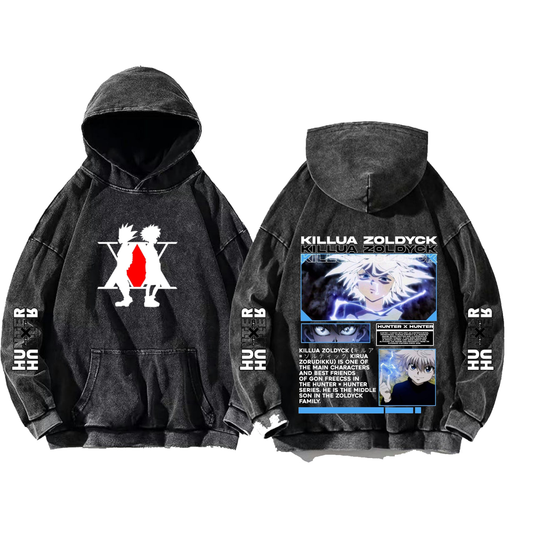Hunter × Hunter One Size hoodie Washed Back 9