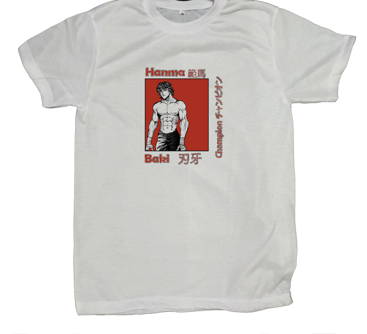 anami baki  t- shirt fat White 9