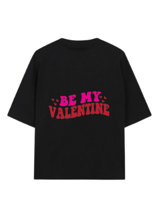 VaIentine coupIe t- shirt Black Back 9