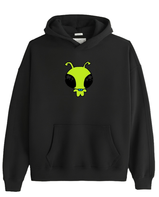 aliens Oversize Hoodie Black 9