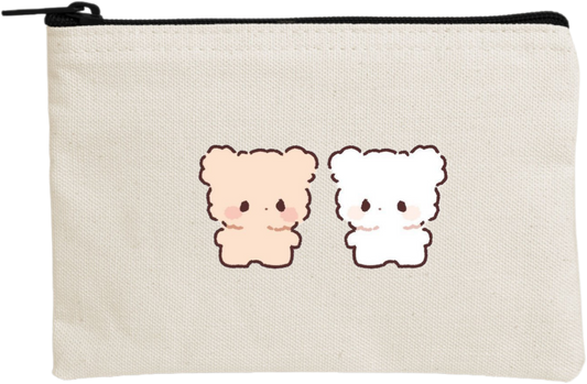 bear wallet pencil case Beige 9