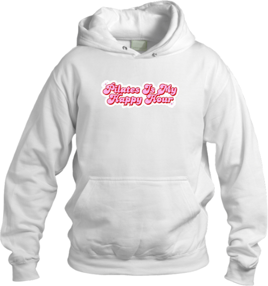 workout gym pilates Oversize Hoodie White 9