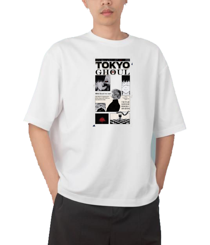 Tokyo ghoul t- shirt One Size White 9