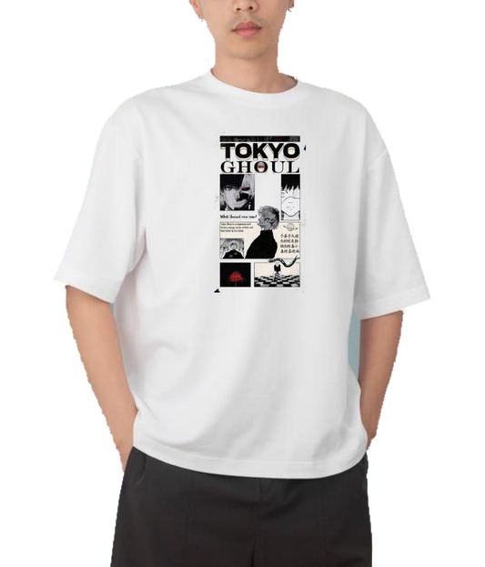 Tokyo ghoul t- shirt One Size White 9