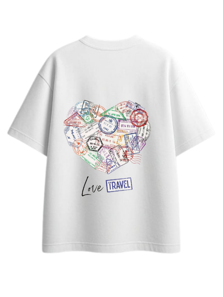 travel travellar t- shirt White Back 9