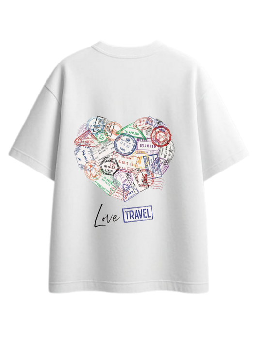 travel travellar t- shirt White Back 9