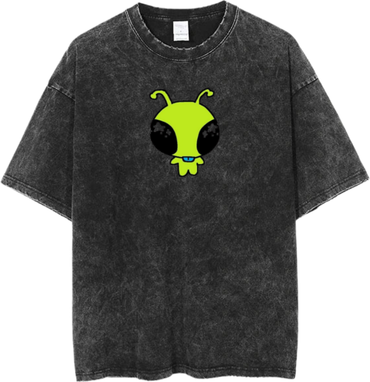 aliens One Size t- shirt Washed 9