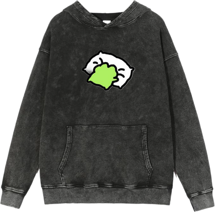 Frog Oversize Hoodie Washed 9