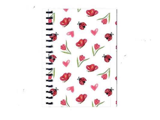 Notebook Watercolor ladybugs  9