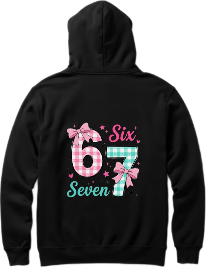 designs 67 Oversize Hoodie Black Back 9