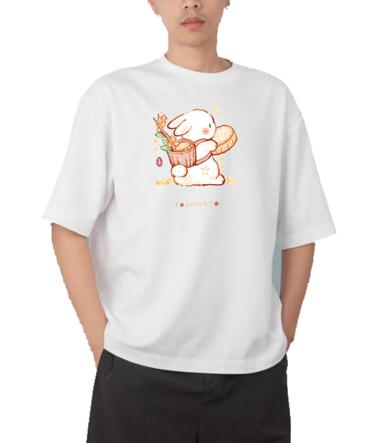 bunny One Size t- shirt White 9