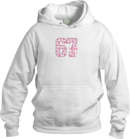 designs 67 Oversize Hoodie White 9