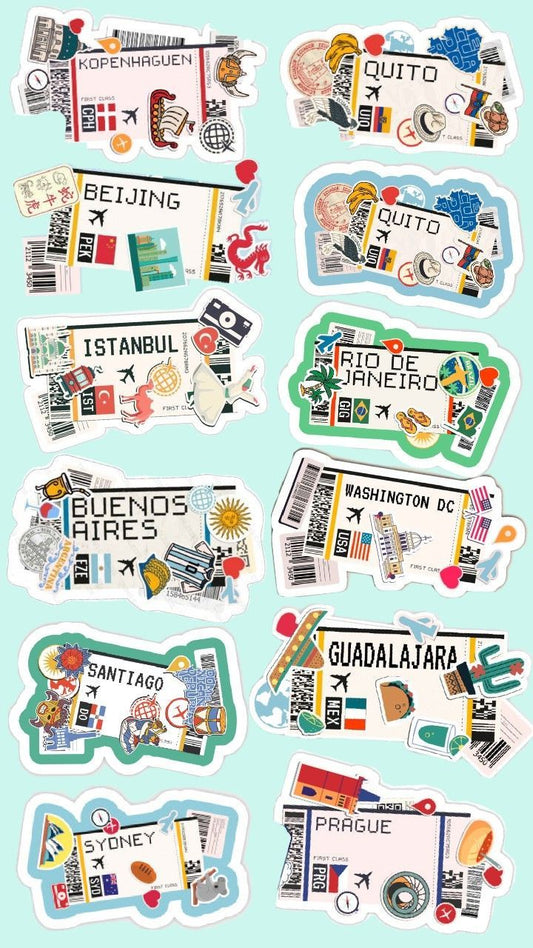 travel travellar Sticker 9