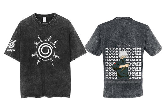 Naruto Shippuden t- shirt One Size Washed Back 8