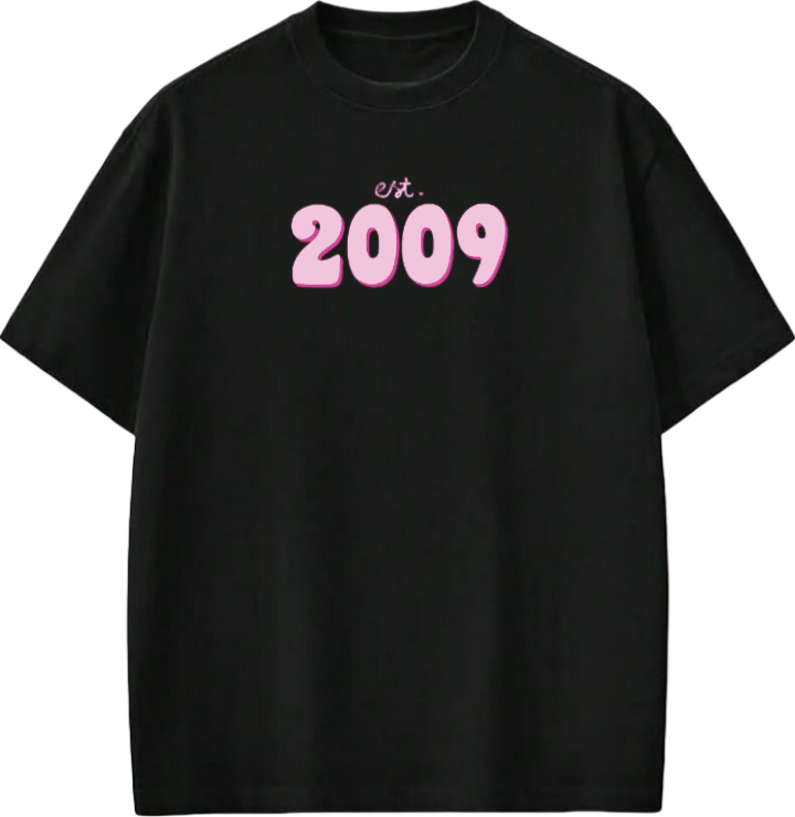 age t- shirt Black 2009