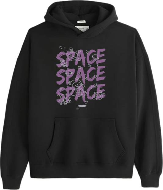 names One Size hoodie Black Space 9
