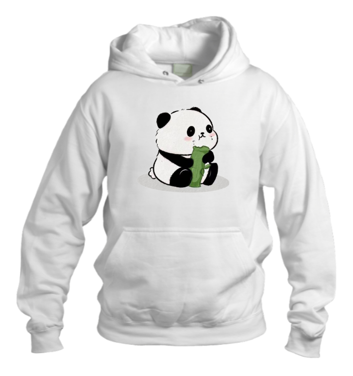 PANDA Oversize Hoodie White 9