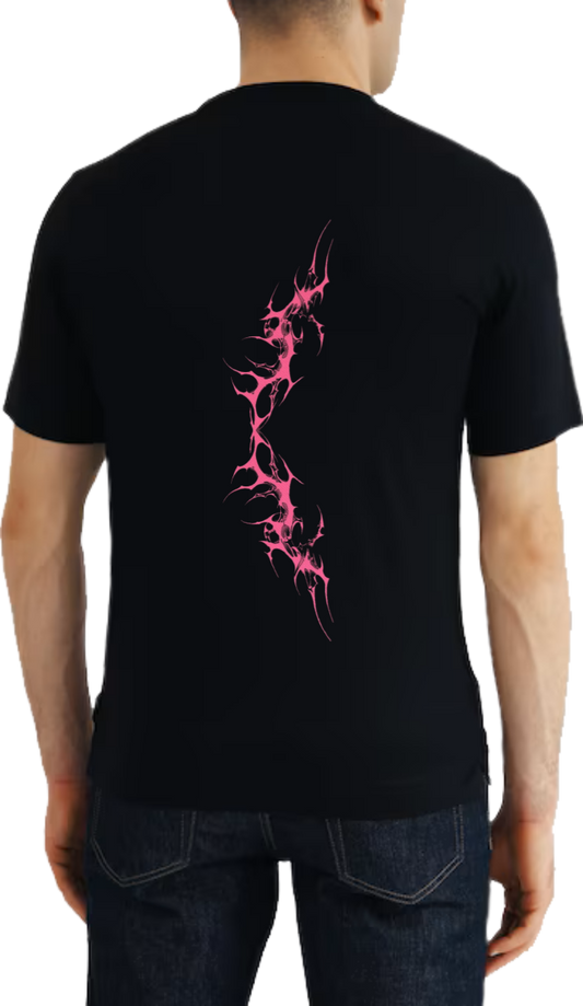 Goth  t- shirt  Black Back 9
