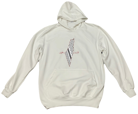 Palestine One Size hoodie White 9