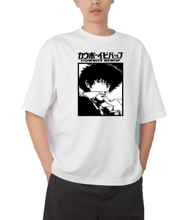 Cowboy Bebop t- shirt Over Size White 9