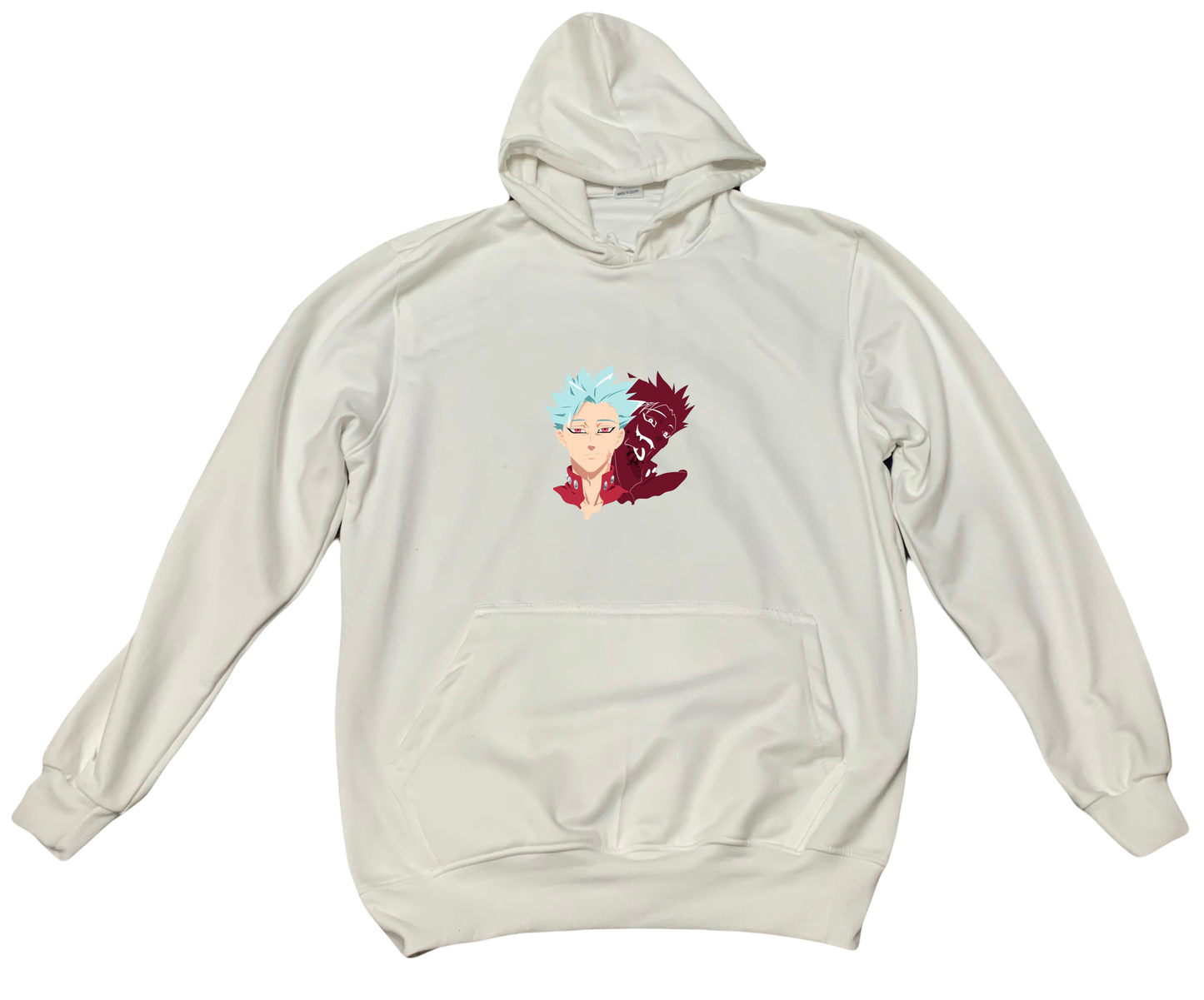Anime Nanatsu no taizai seven deadly sins Oversize Hoodie White 9