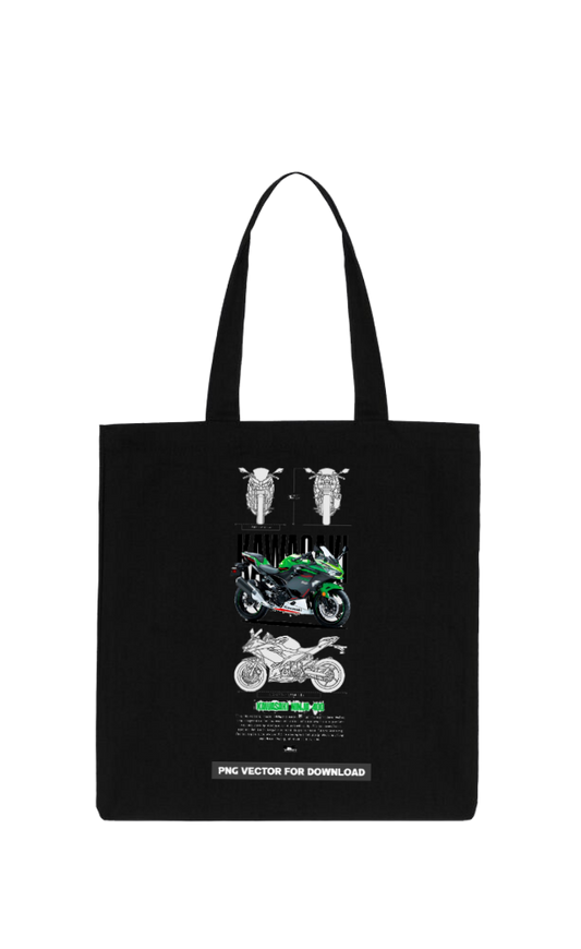 MOTOR CYCLE tote bag Black 9