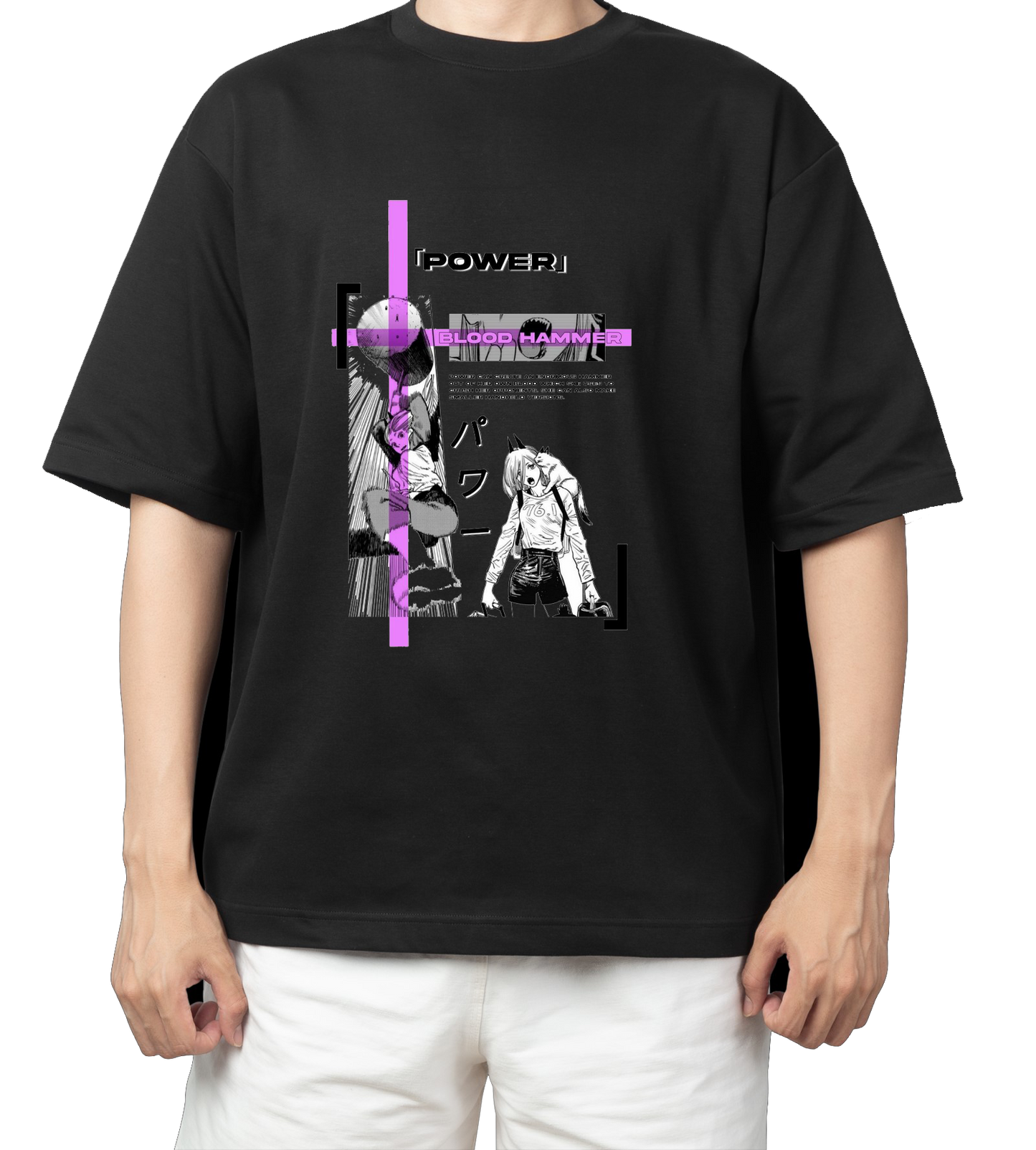 Chainsaw Man t- shirt One Size Black 9