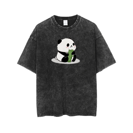 PANDA One Size t- shirt Washed 9
