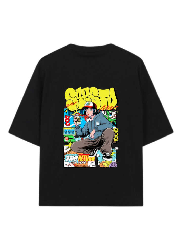 aliens One Size t- shirt Black Back 25