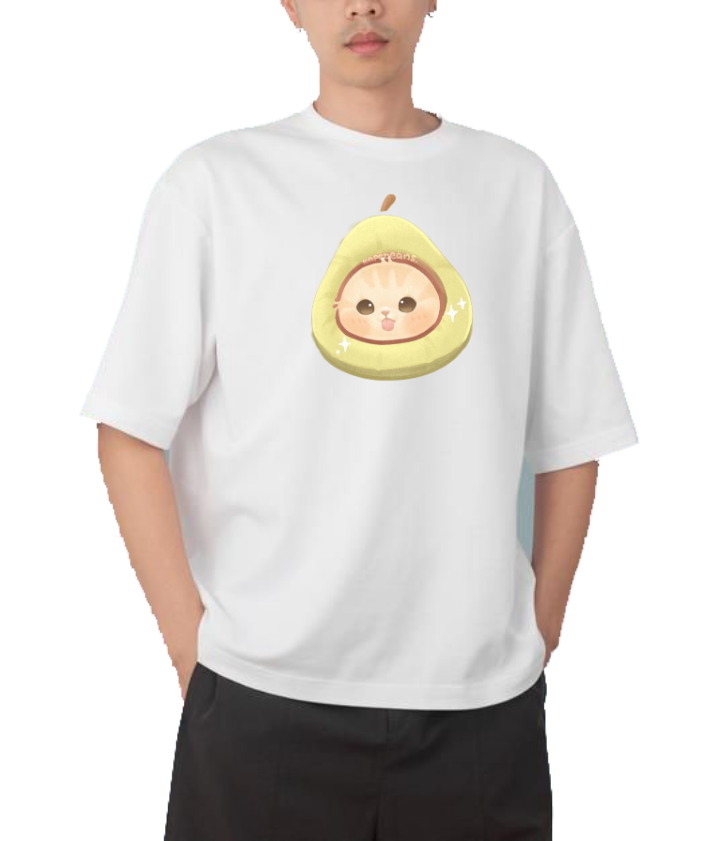 cat One Size t- shirt White 9