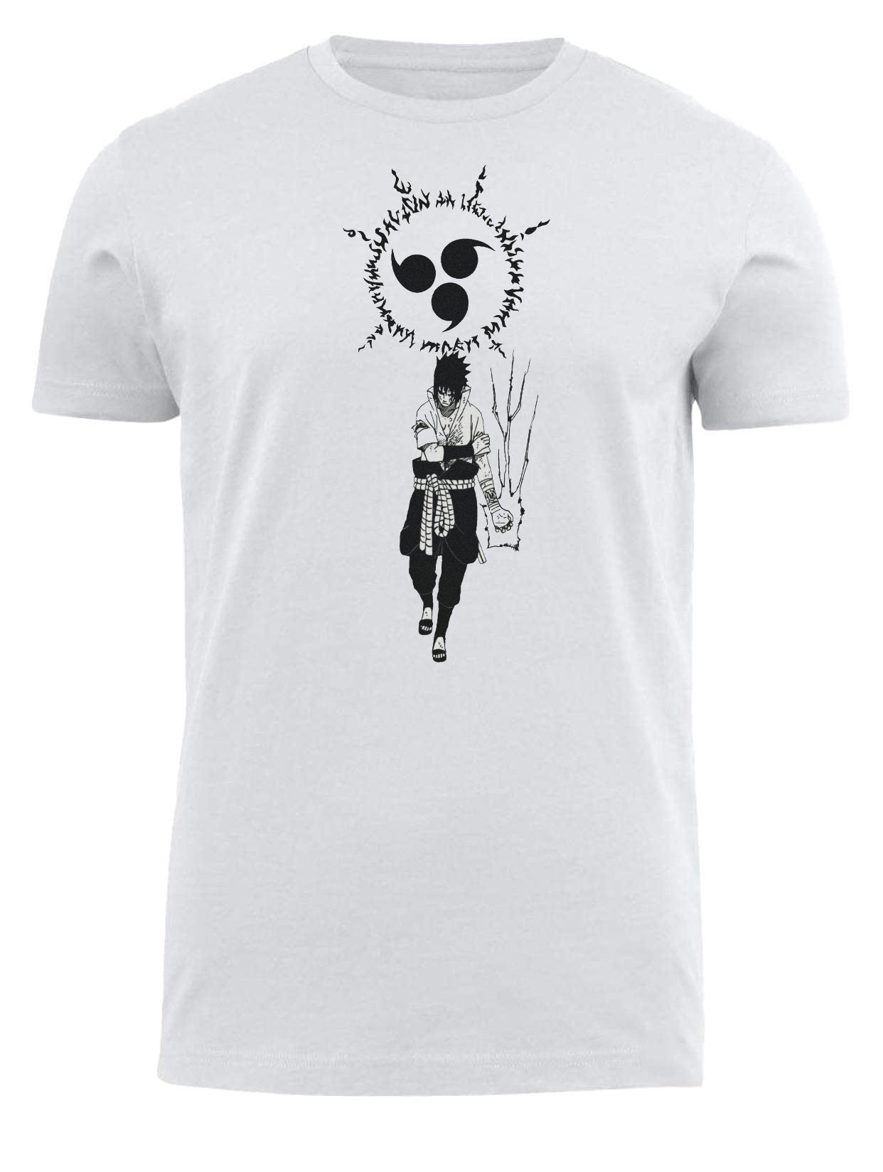 Naruto Shippuden t- shirt fat White 9