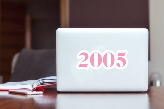 age Laptop Sticker 2005