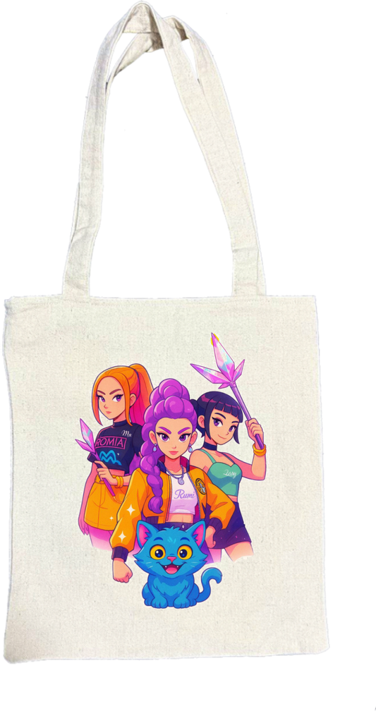 Hunterix kpop tote bag Beige 9