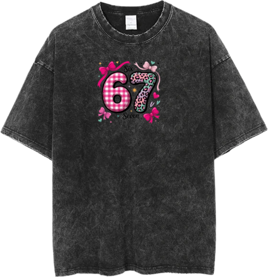 67 designs One Size t- shirt Washed 9