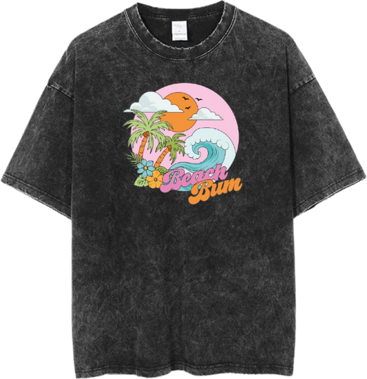 Summer Vibes One Size t- shirt Washed 9