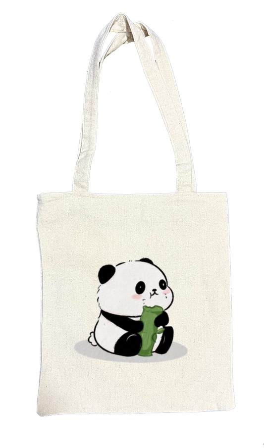 PANDA tote bag beige 9