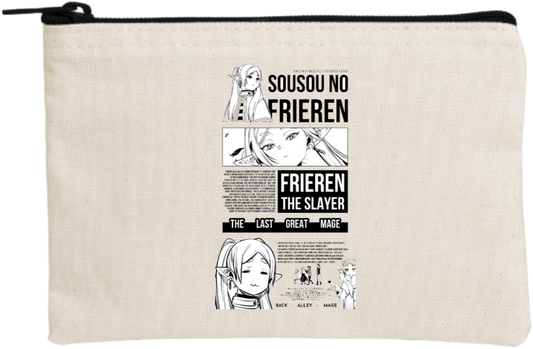 Frieren Beyond Journey's End wallet pencil case Beige 9