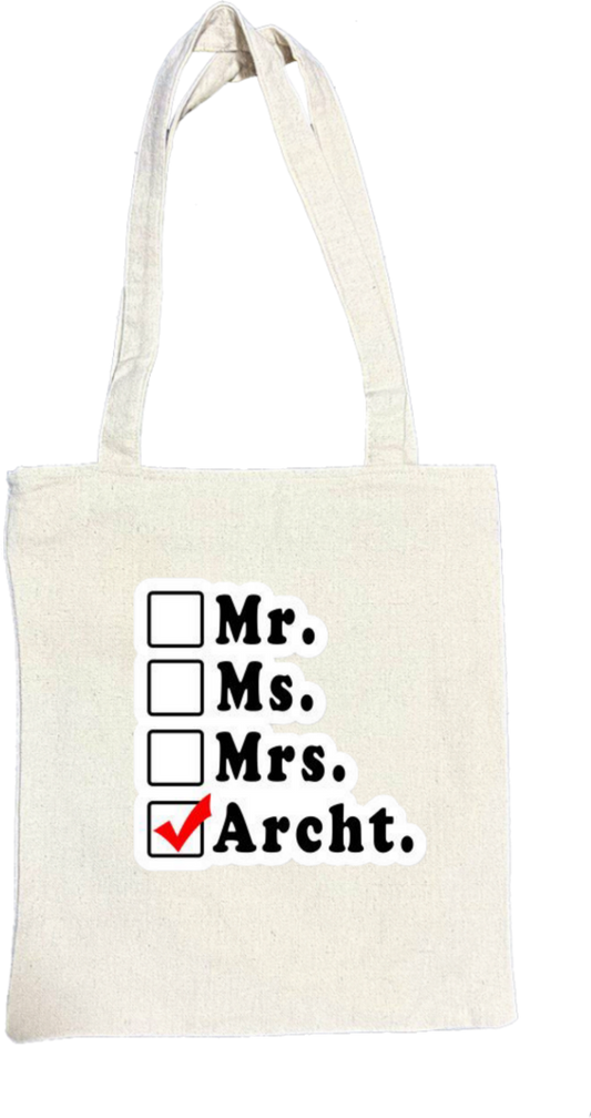 names tote bag beige Archt 9