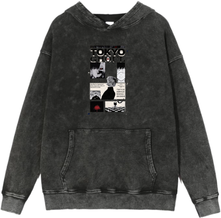 Tokyo ghoul One Size hoodie Washed 9