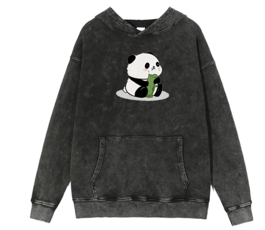 PANDA Oversize Hoodie Washed 9