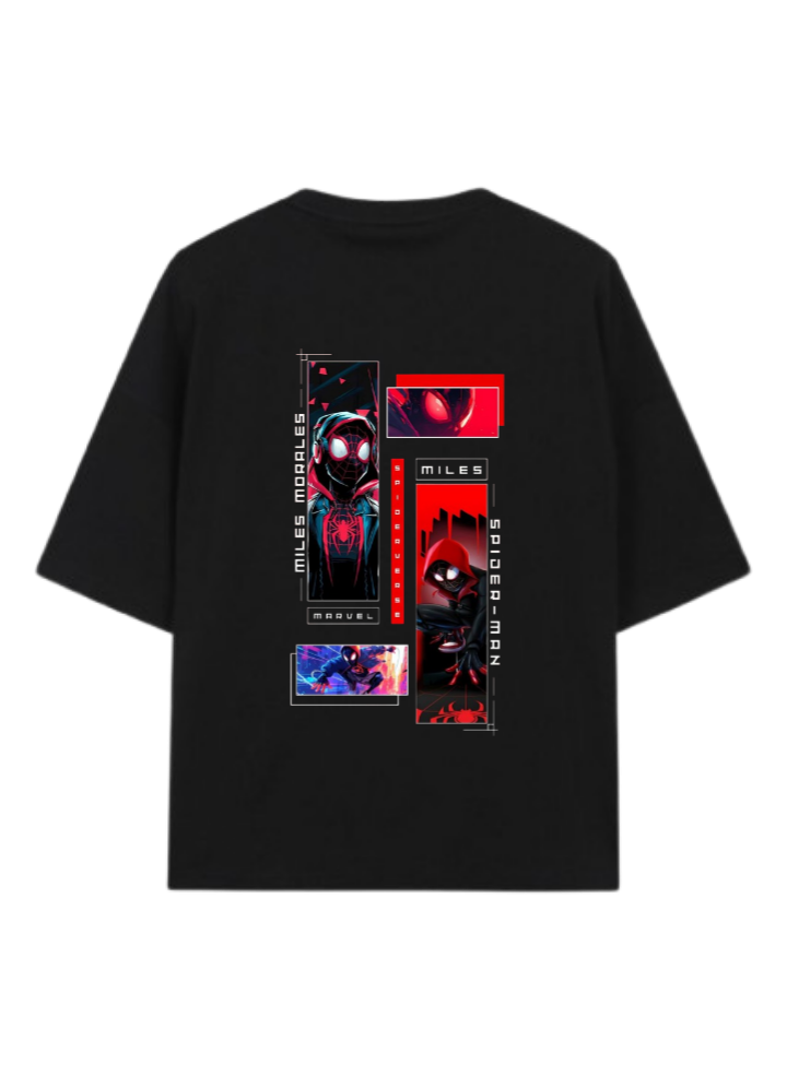 Spiderman t- shirt One Size Black Back 9