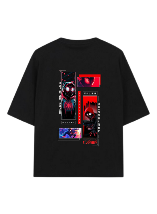 Spiderman t- shirt One Size Black Back 9
