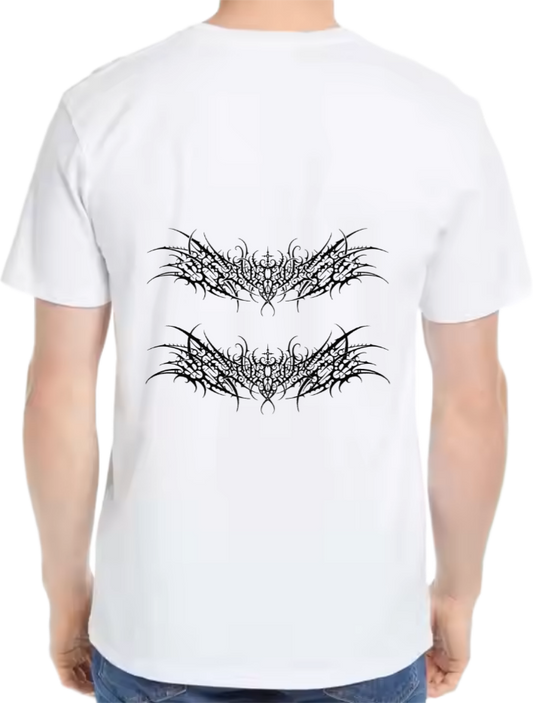 Goth  Oversize t- shirt  White Back 9