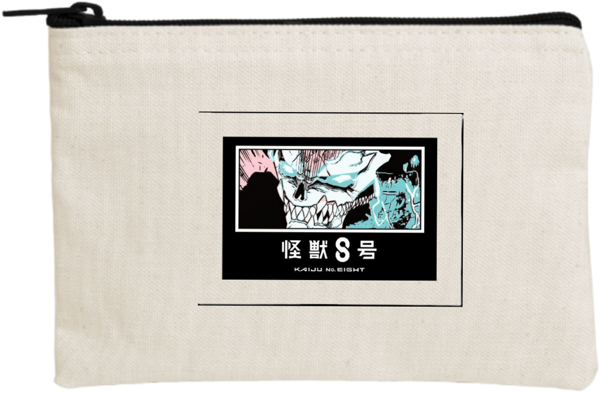 Kaiju No. 8 wallet pencil case Beige 9