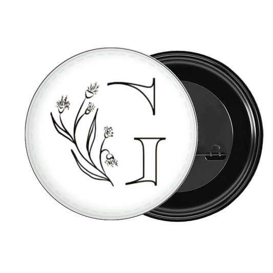 vector letter brooch G 9