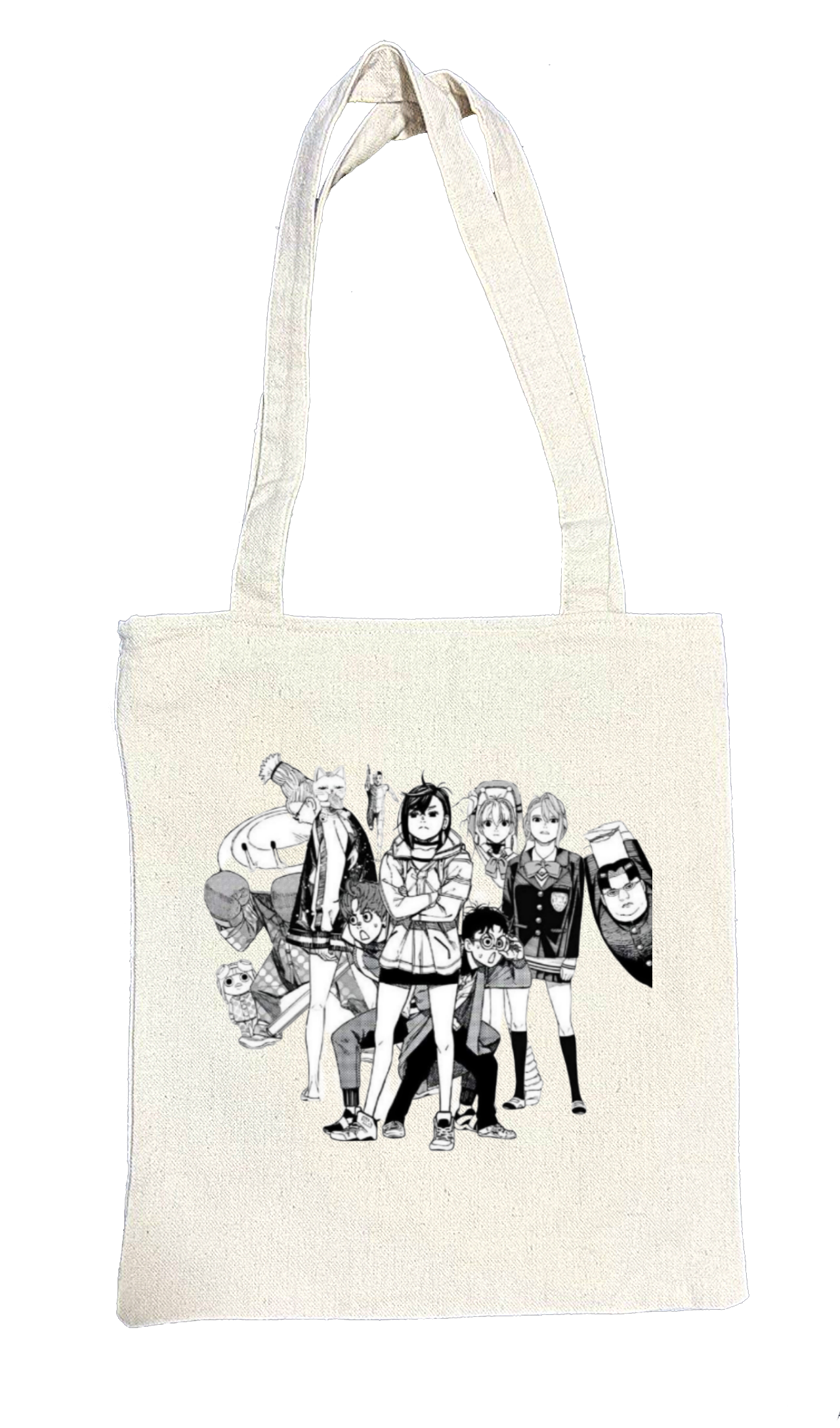 Dandadan tote bag beige 9