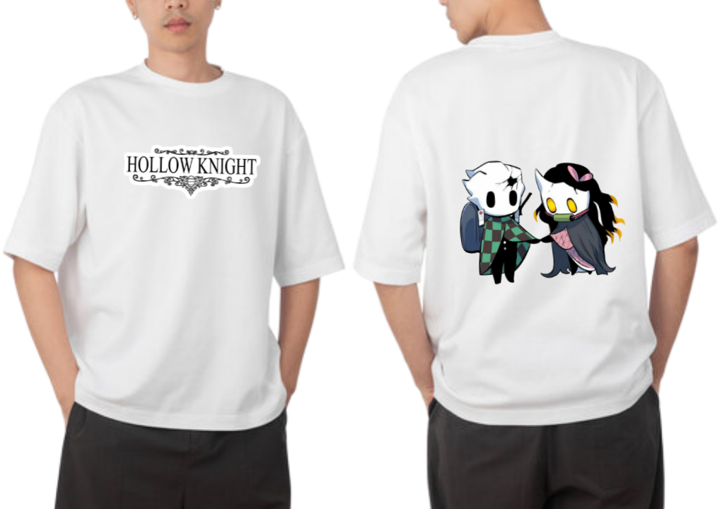 Hollow Knight t- shirt One Size White Back 9