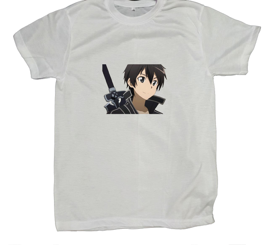Sword Art Online t- shirt fat White 9