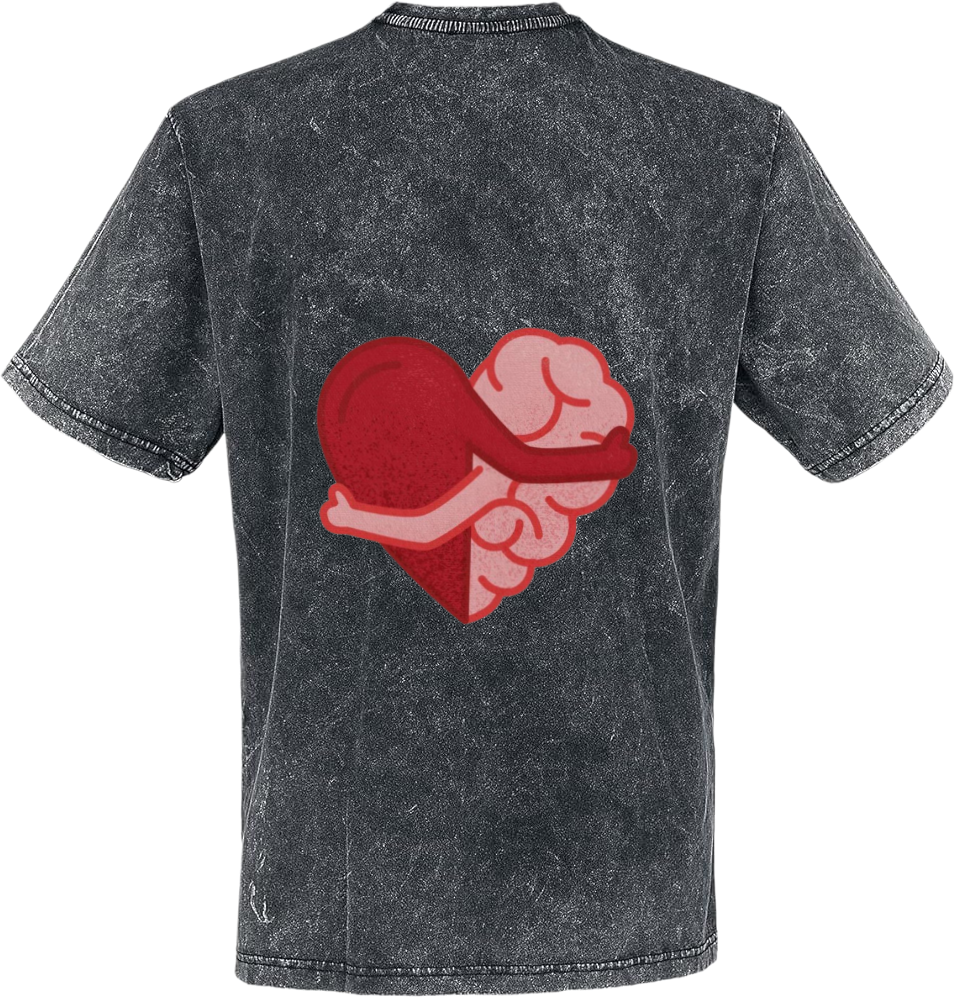 Equilíbrio Mental t- shirt One Size Washed Back 9